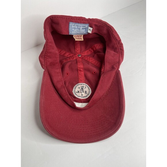 Life is Good M/L Adult Sized Dad Cap Red Logo Casual Cotton Hat - Picture 4 of 5